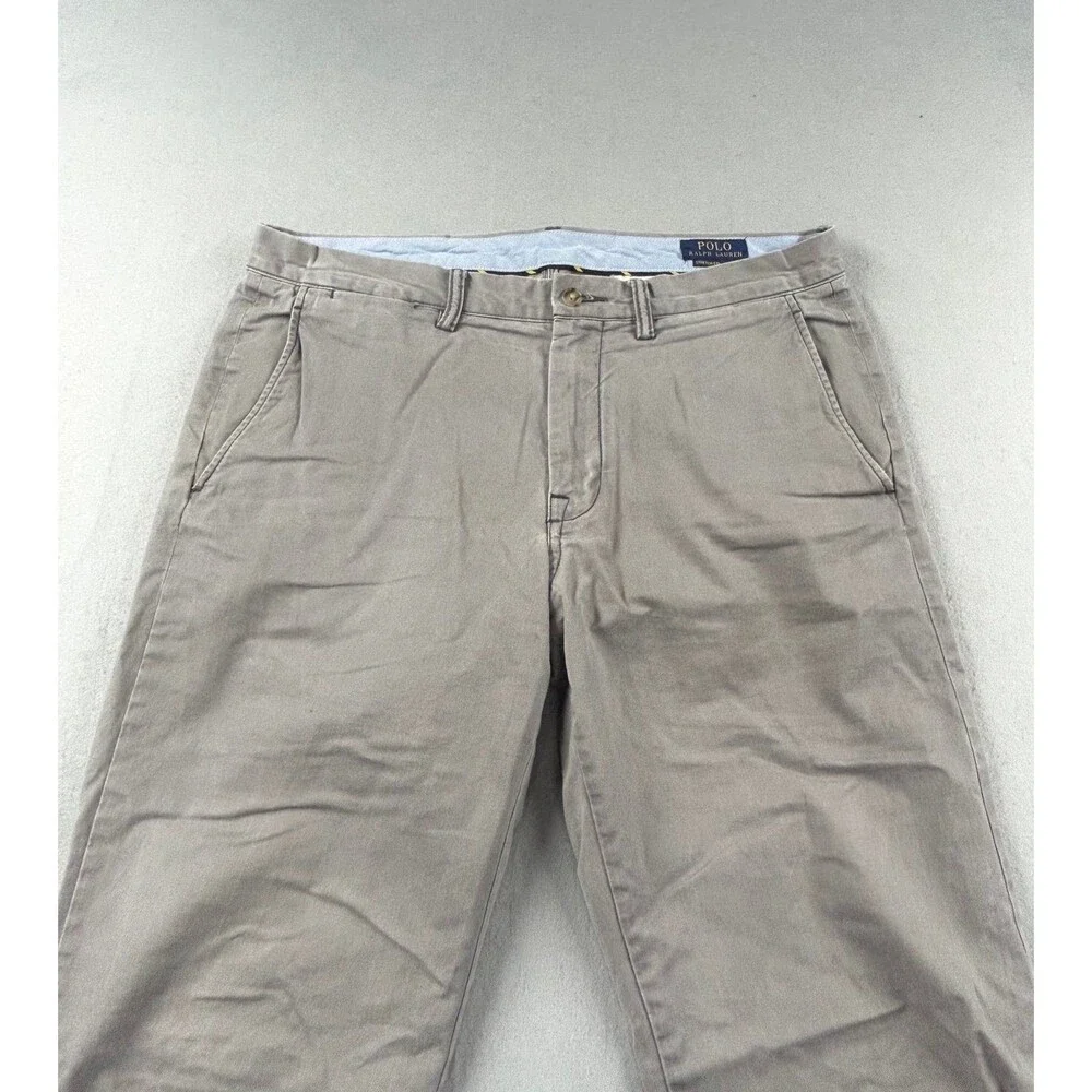 Polo Ralph Lauren Men’s Chino Stretch Cotton Twill Pants Beige 34x32